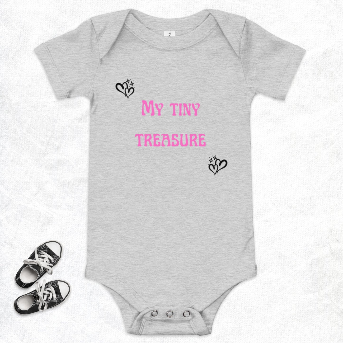 My Tiny Treasure (Pink) Baby Onesie