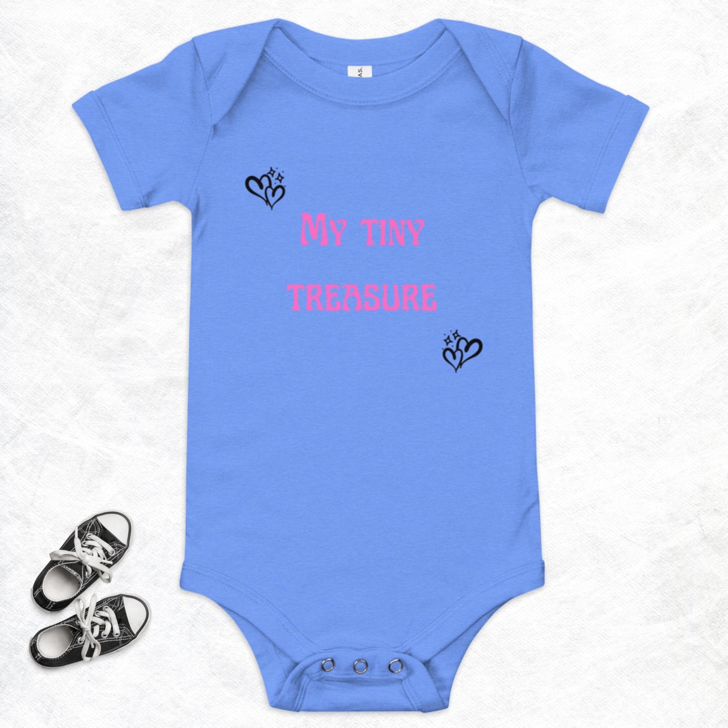 My Tiny Treasure (Pink) Baby Onesie