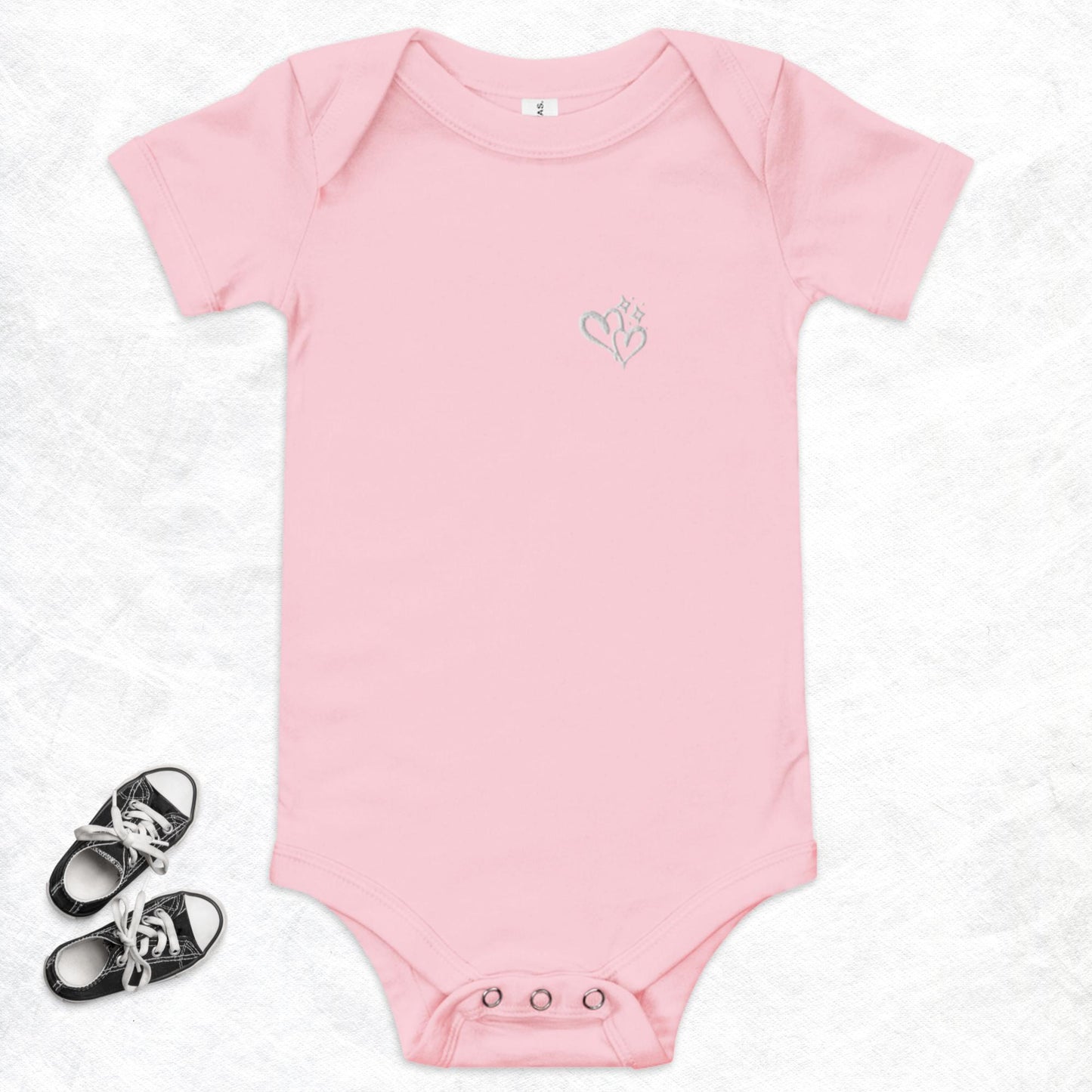 Double Hearted Baby Onesie