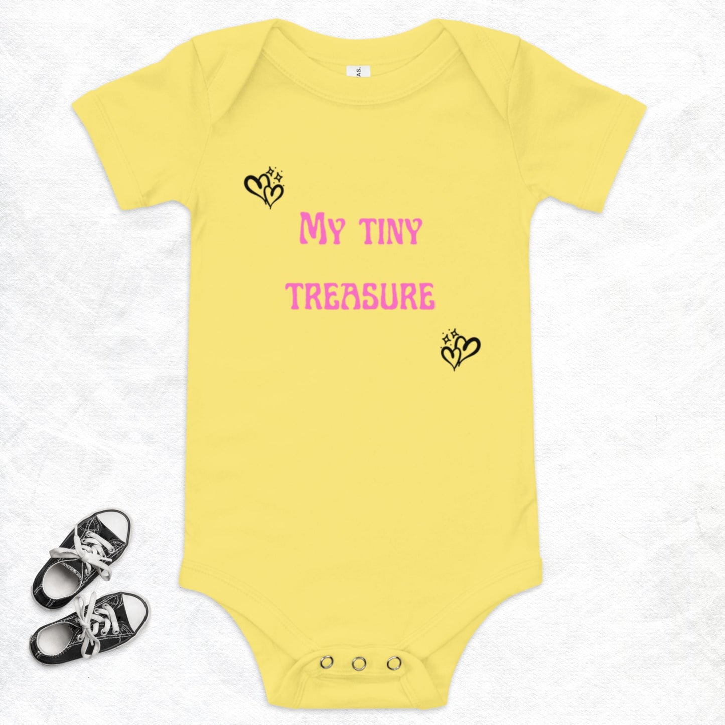 My Tiny Treasure (Pink) Baby Onesie