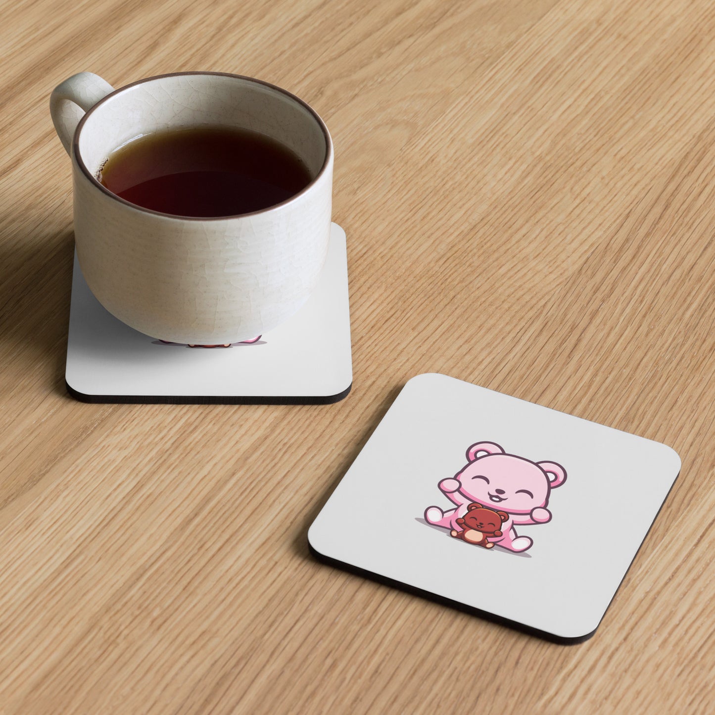 MamaBare Cork Coaster (Grey)