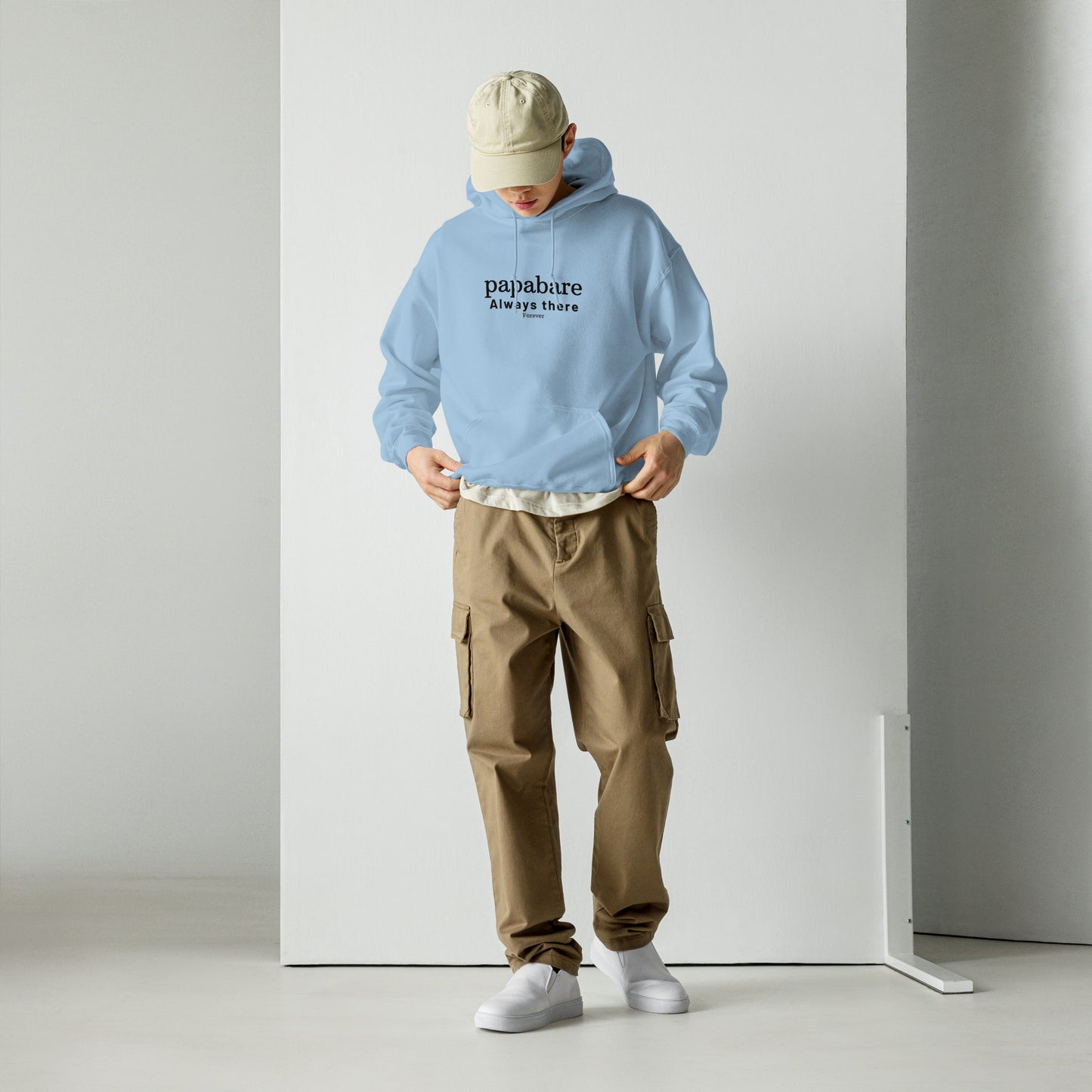 PapaBare Always There (Black) Hoodie