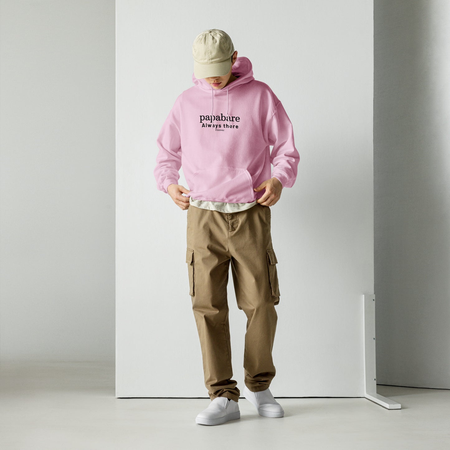 PapaBare Always There (Black) Hoodie
