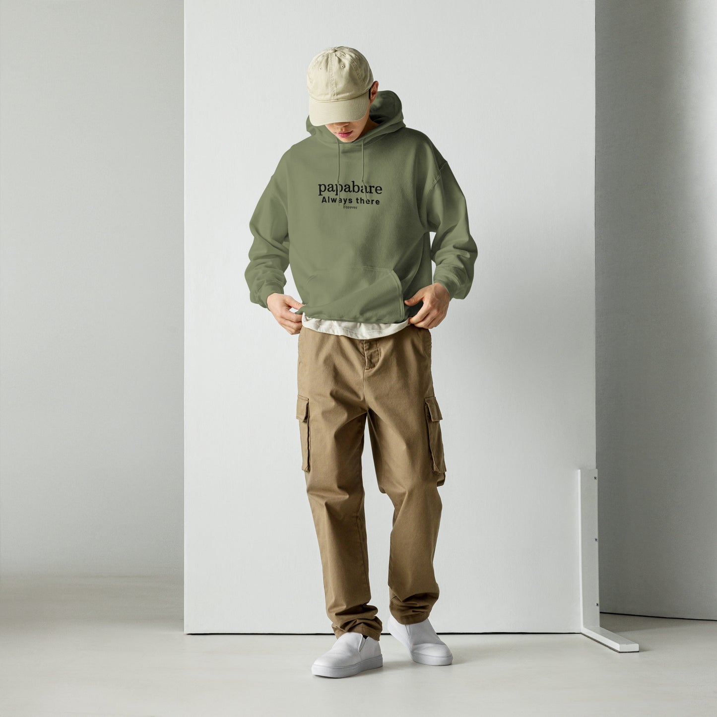 PapaBare Always There (Black) Hoodie