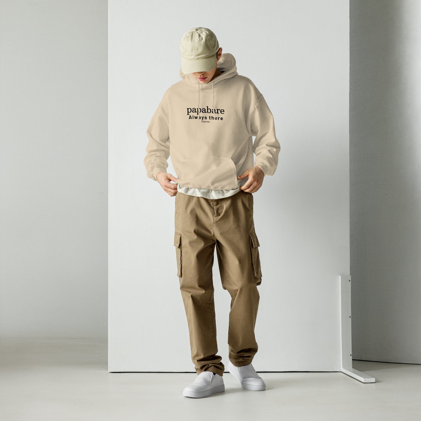 PapaBare Always There (Black) Hoodie