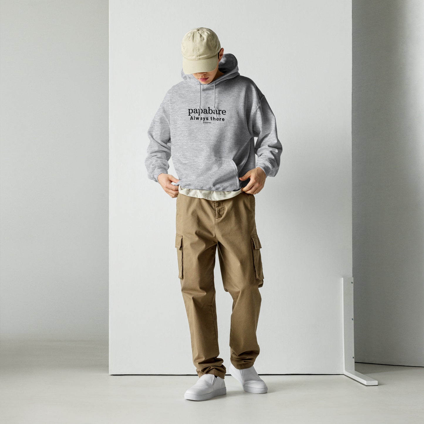 PapaBare Always There (Black) Hoodie