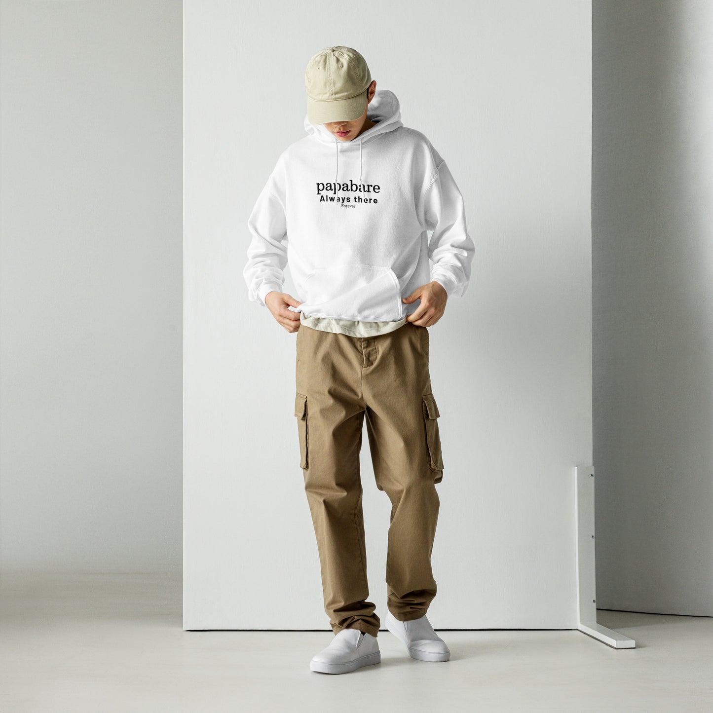 PapaBare Always There (Black) Hoodie