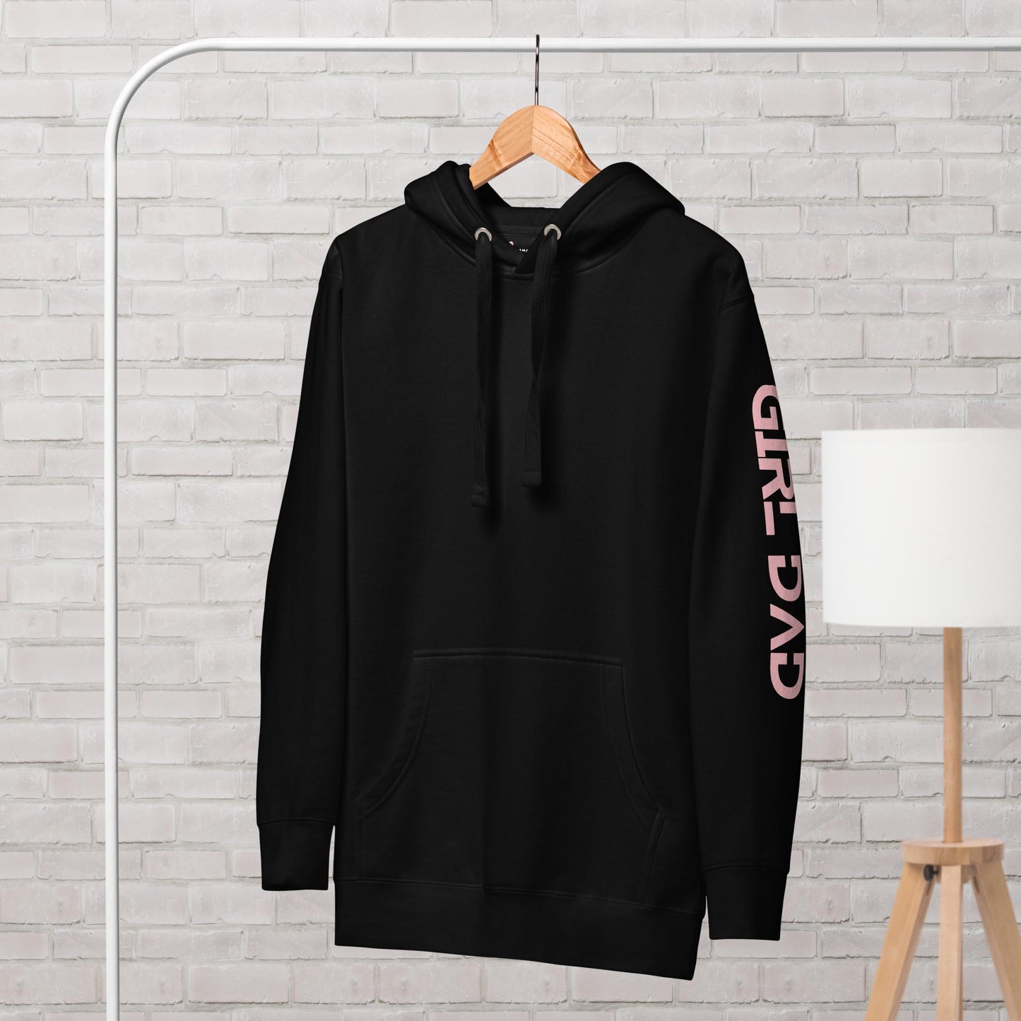 Girl Dad (Pink) - Men's Sweatshirt Hoodie