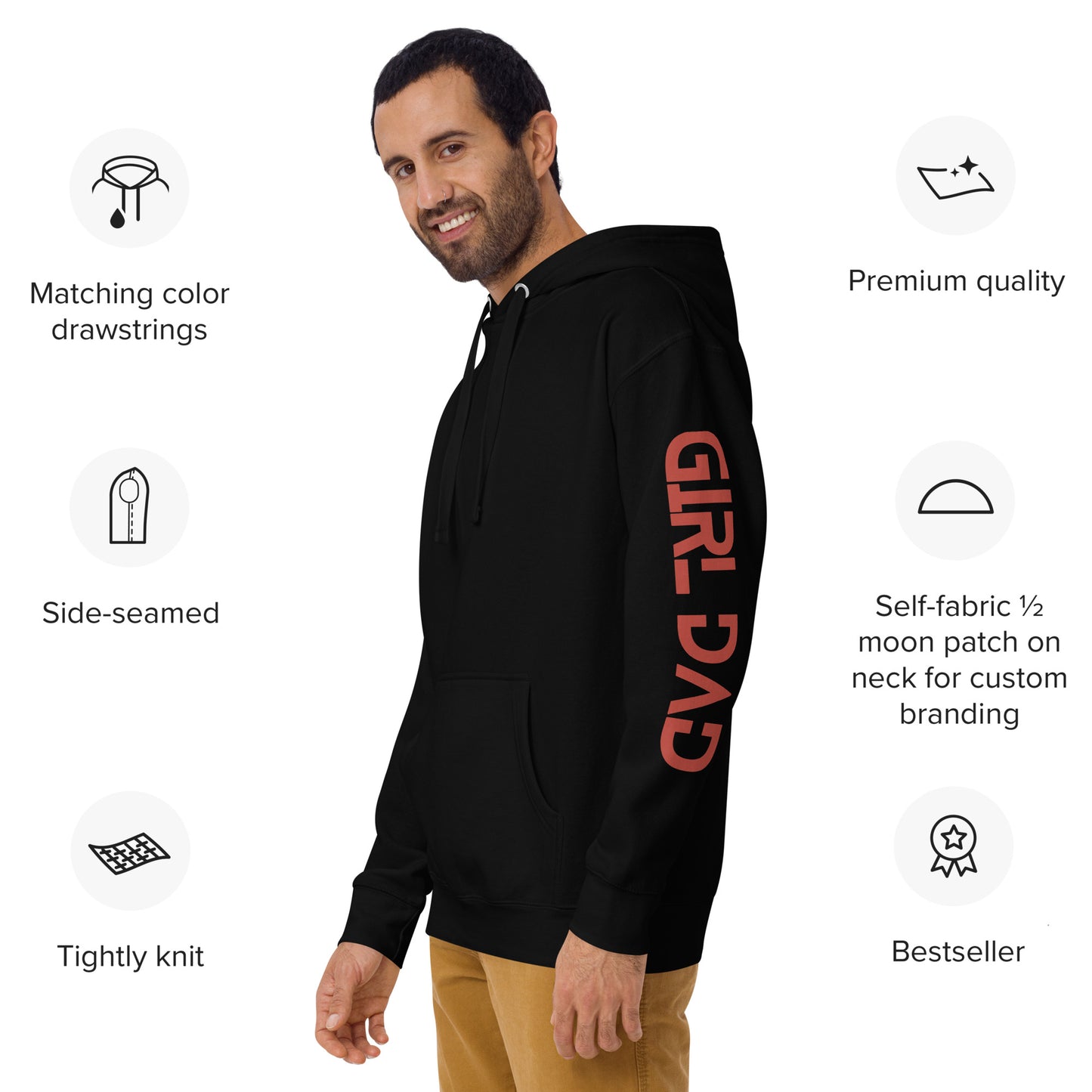 Girl Dad (Red) Hoodie