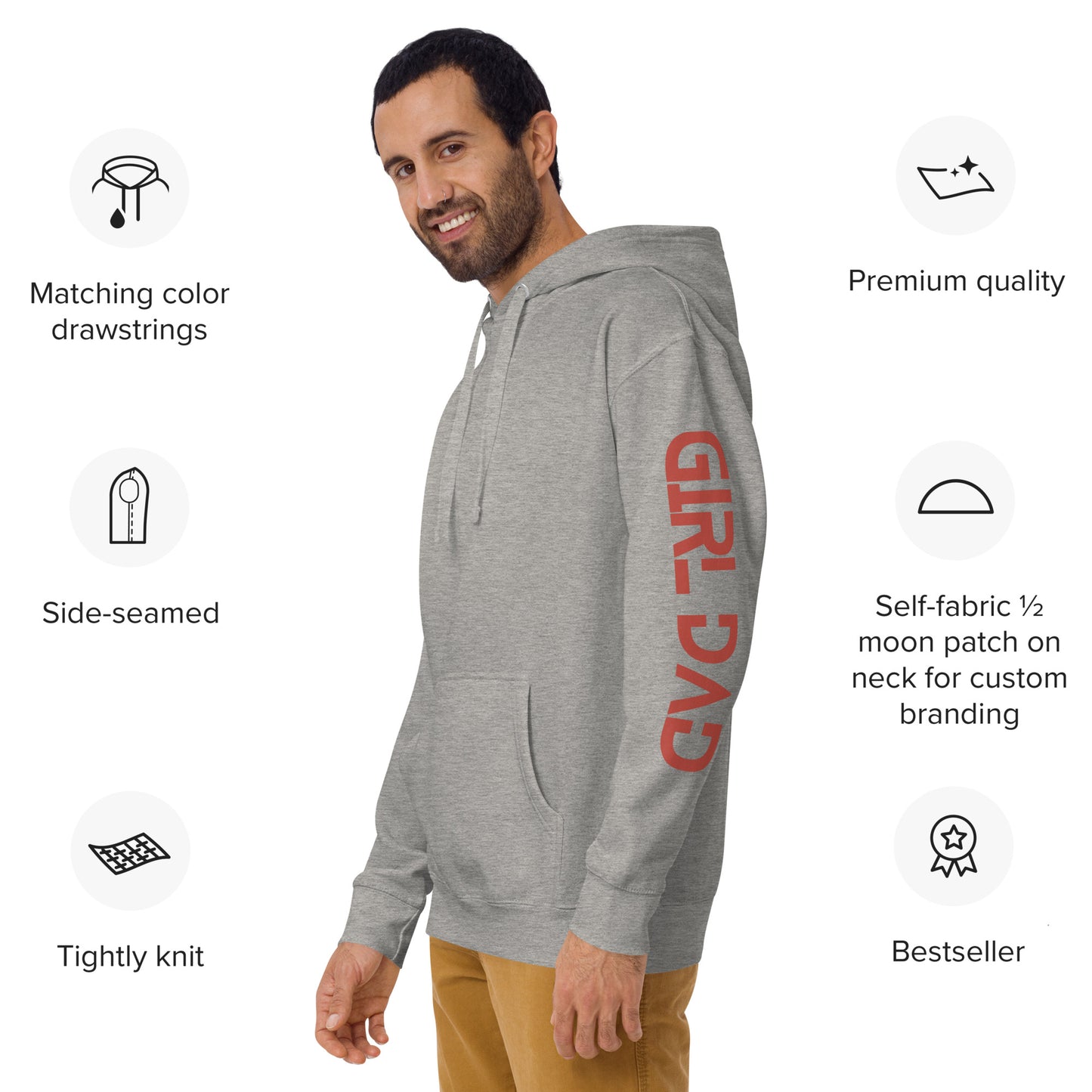 Girl Dad (Red) Hoodie