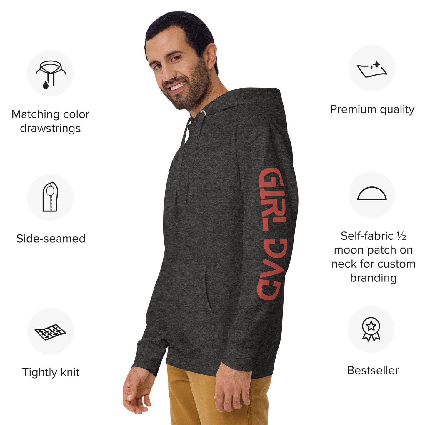 Girl Dad (Red) Hoodie