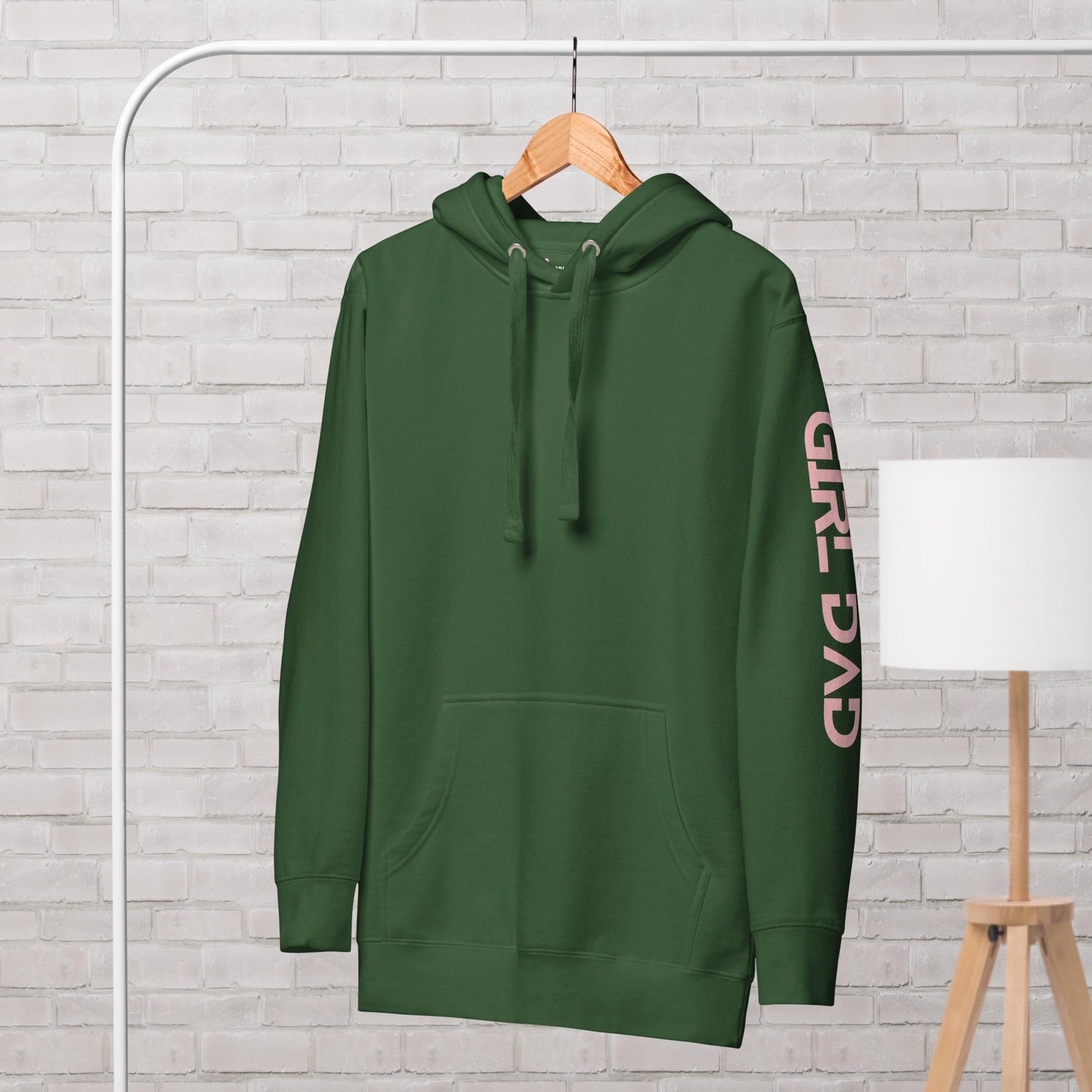 Girl Dad (Pink) - Men's Sweatshirt Hoodie