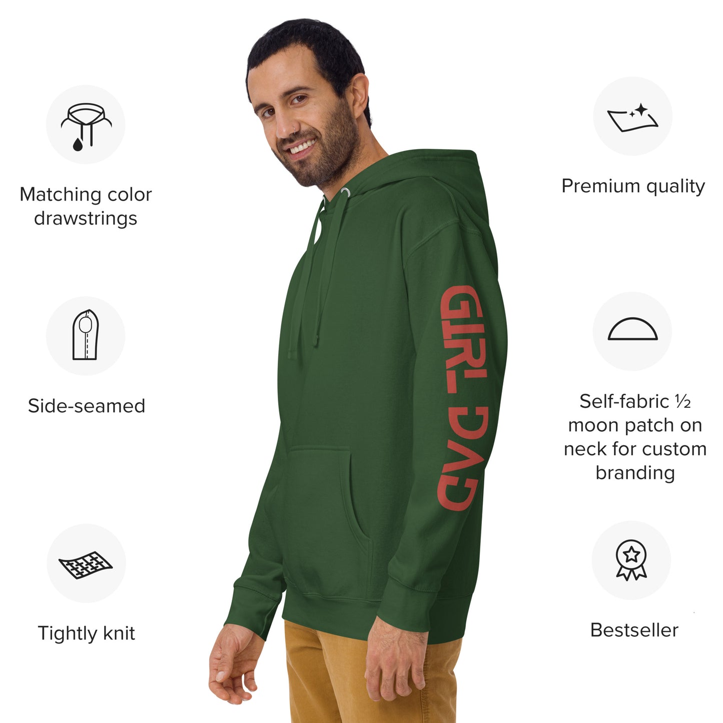 Girl Dad (Red) Hoodie
