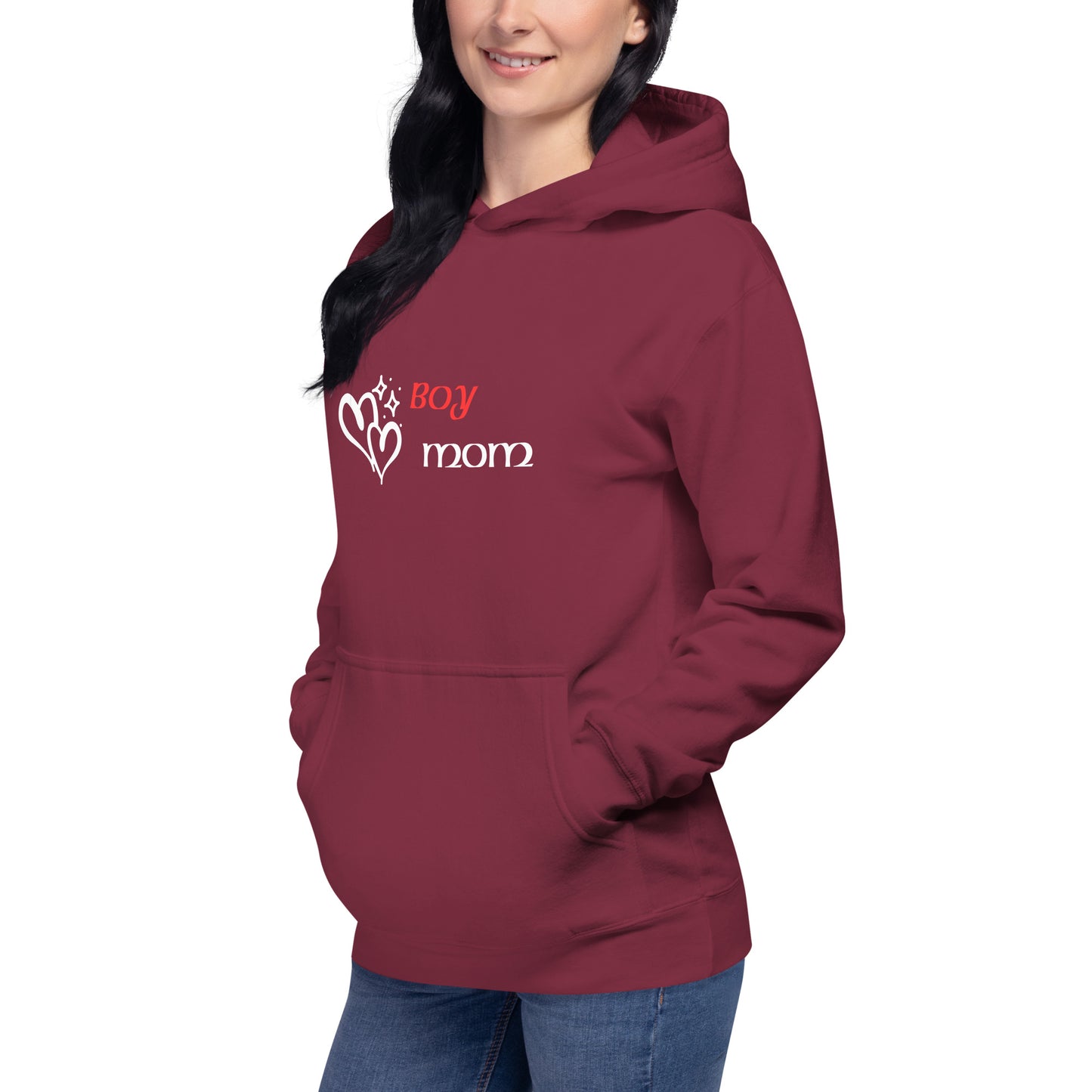 Boy Mom Sweatshirt (Red)