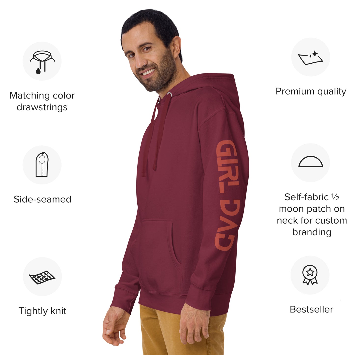 Girl Dad (Red) Hoodie