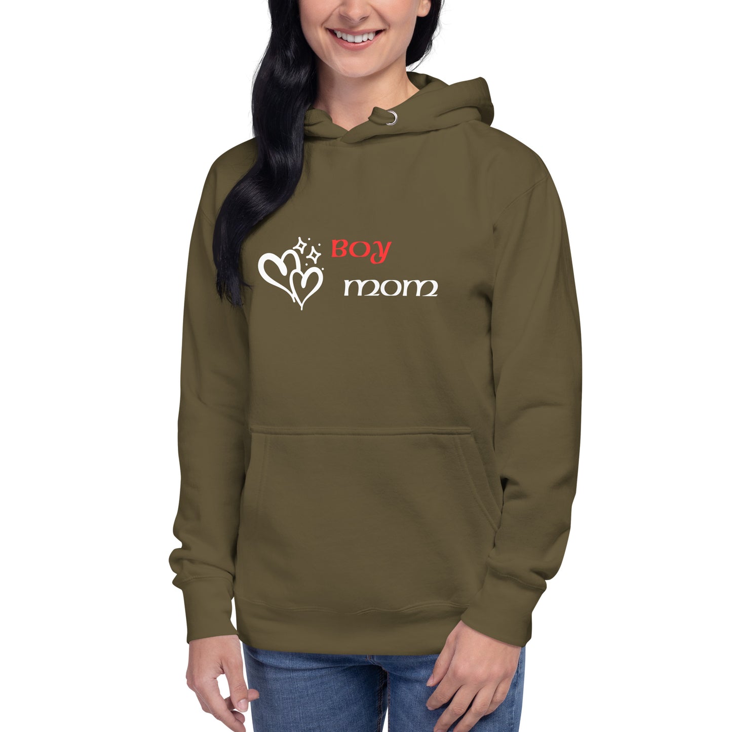 Boy Mom Sweatshirt (Red)