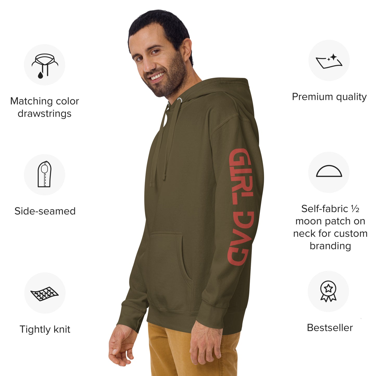 Girl Dad (Red) Hoodie