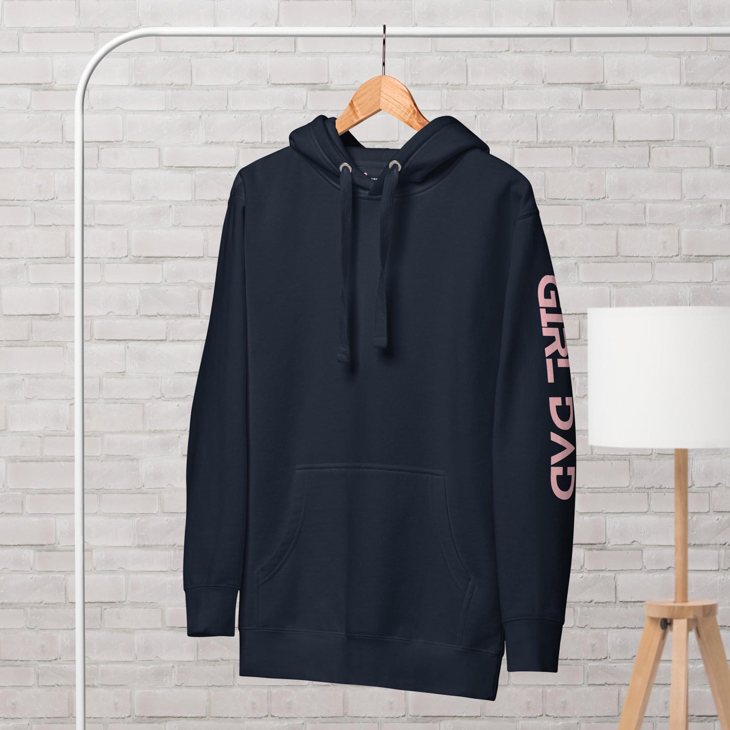 Girl Dad (Pink) - Men's Sweatshirt Hoodie