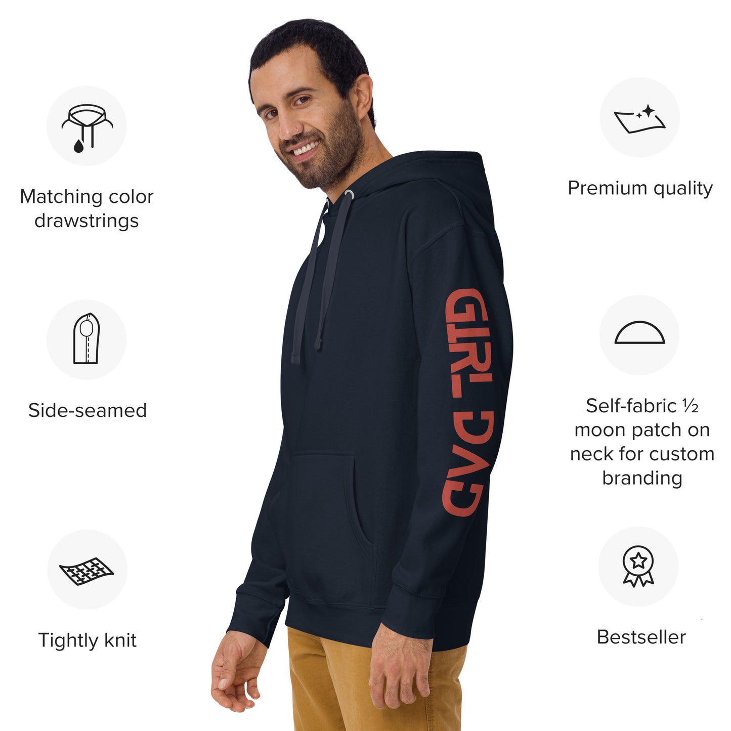Girl Dad (Red) Hoodie