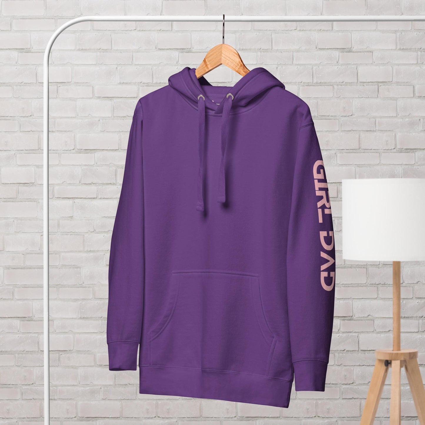 Girl Dad (Pink) - Men's Sweatshirt Hoodie