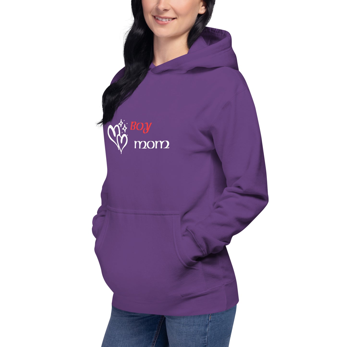 Boy Mom Sweatshirt (Red)