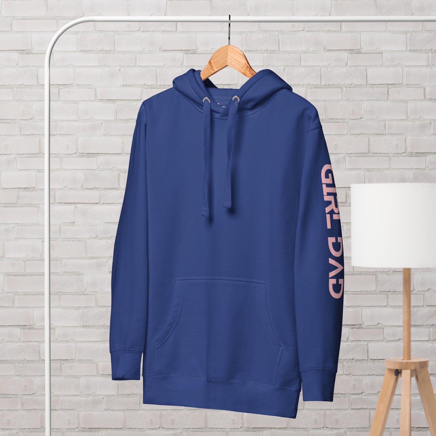 Girl Dad (Pink) - Men's Sweatshirt Hoodie