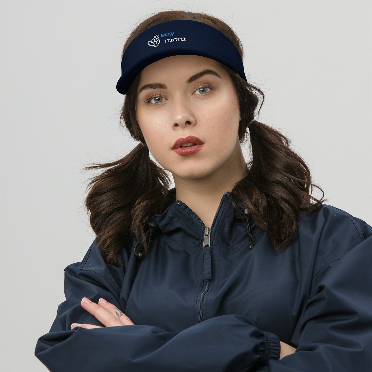 Boy Mom (Blue) Visor