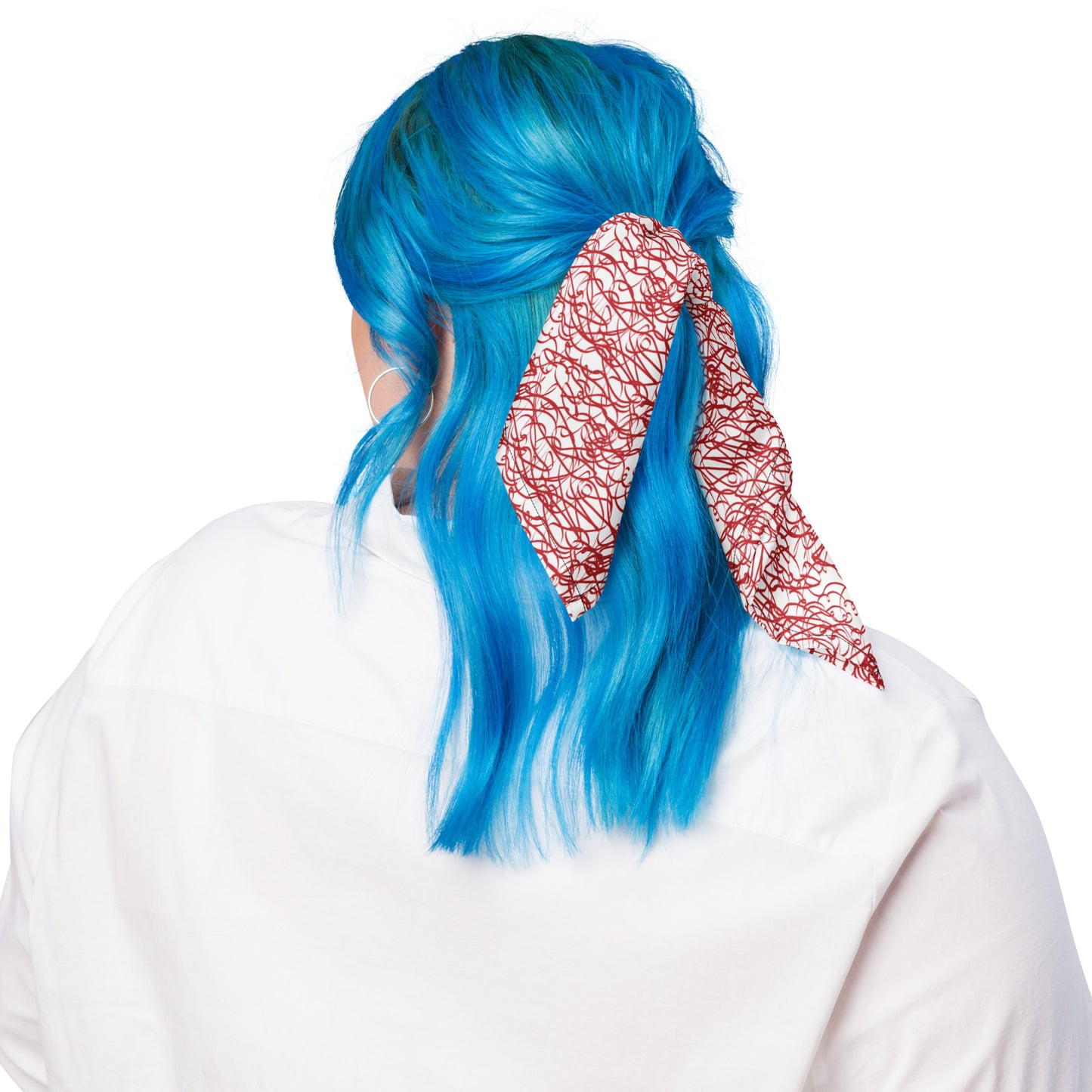 Red Swirl Bandana