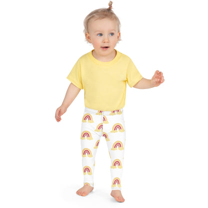 Yellow Rainbow Kid's Leggings
