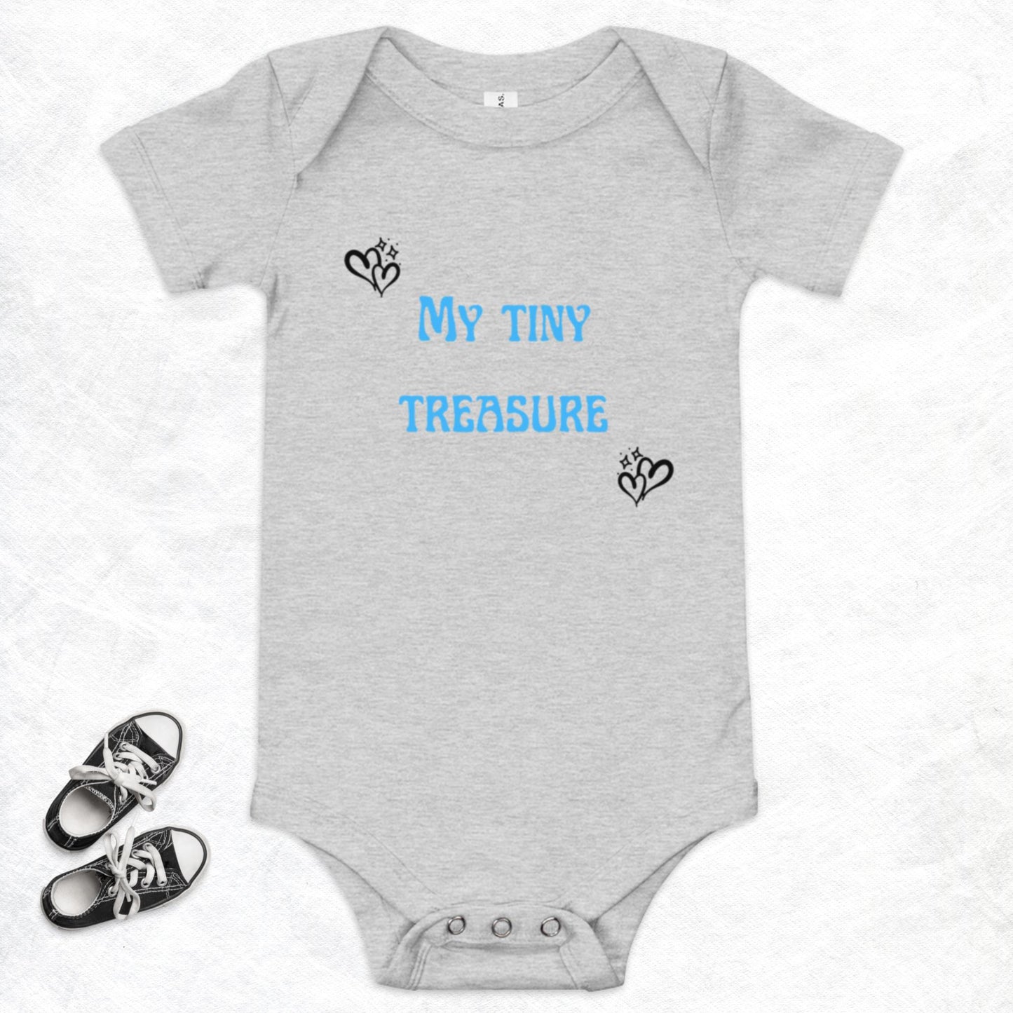 My Tiny Treasure (Blue) - Infant Onsie