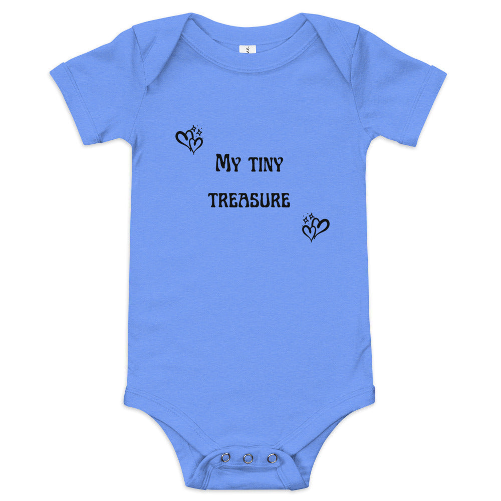 My Little Treasure (Black) - Infant Onsie