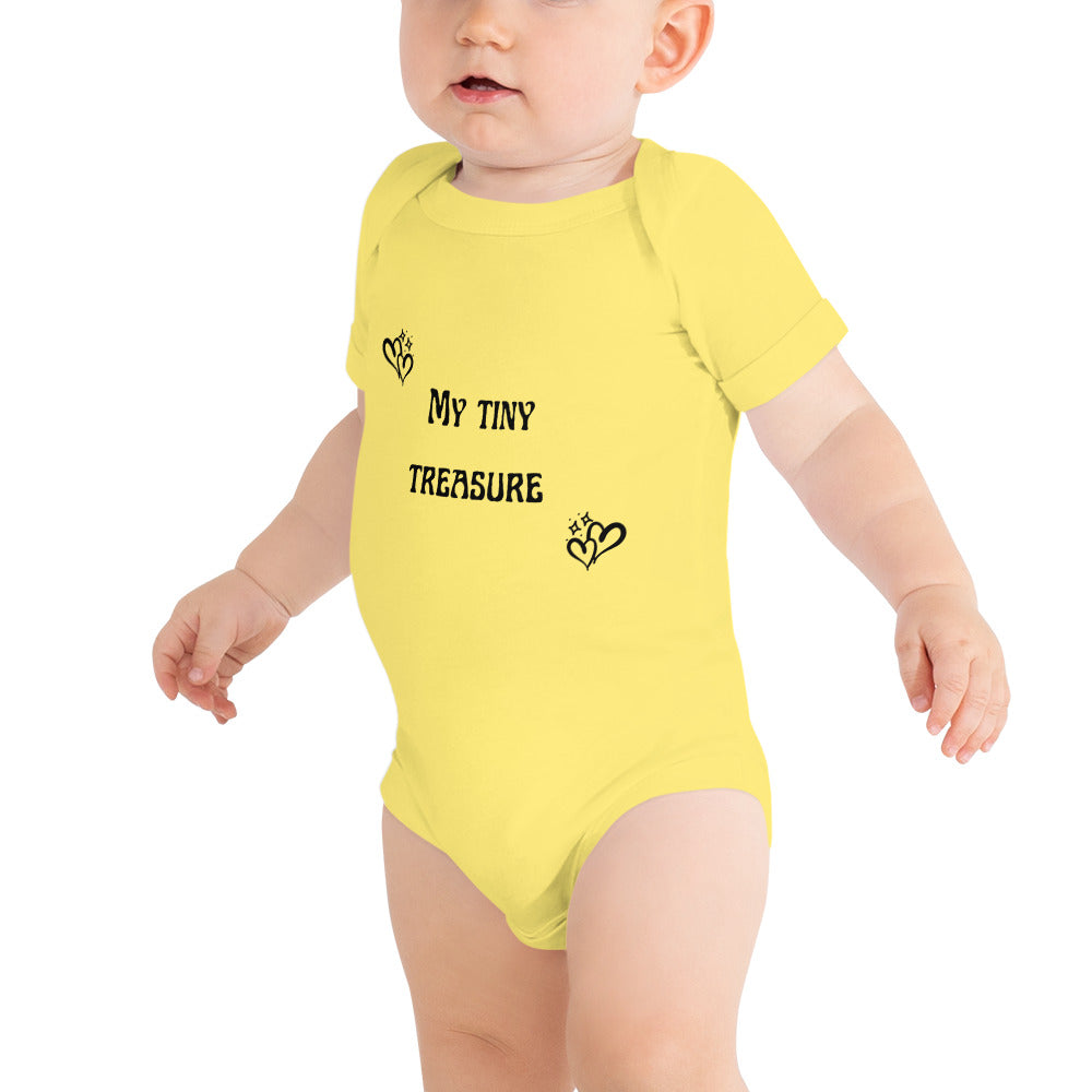 My Little Treasure (Black) - Infant Onsie