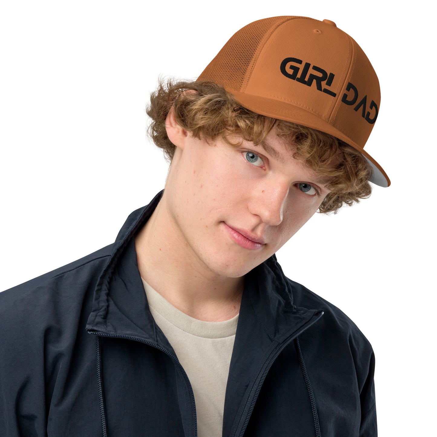 Girl Dad (Black) - Closed-back Hat