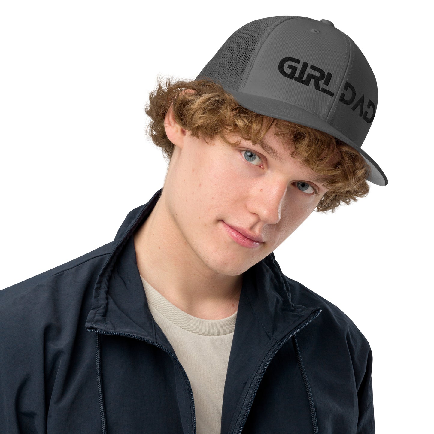 Girl Dad (Black) - Closed-back Hat