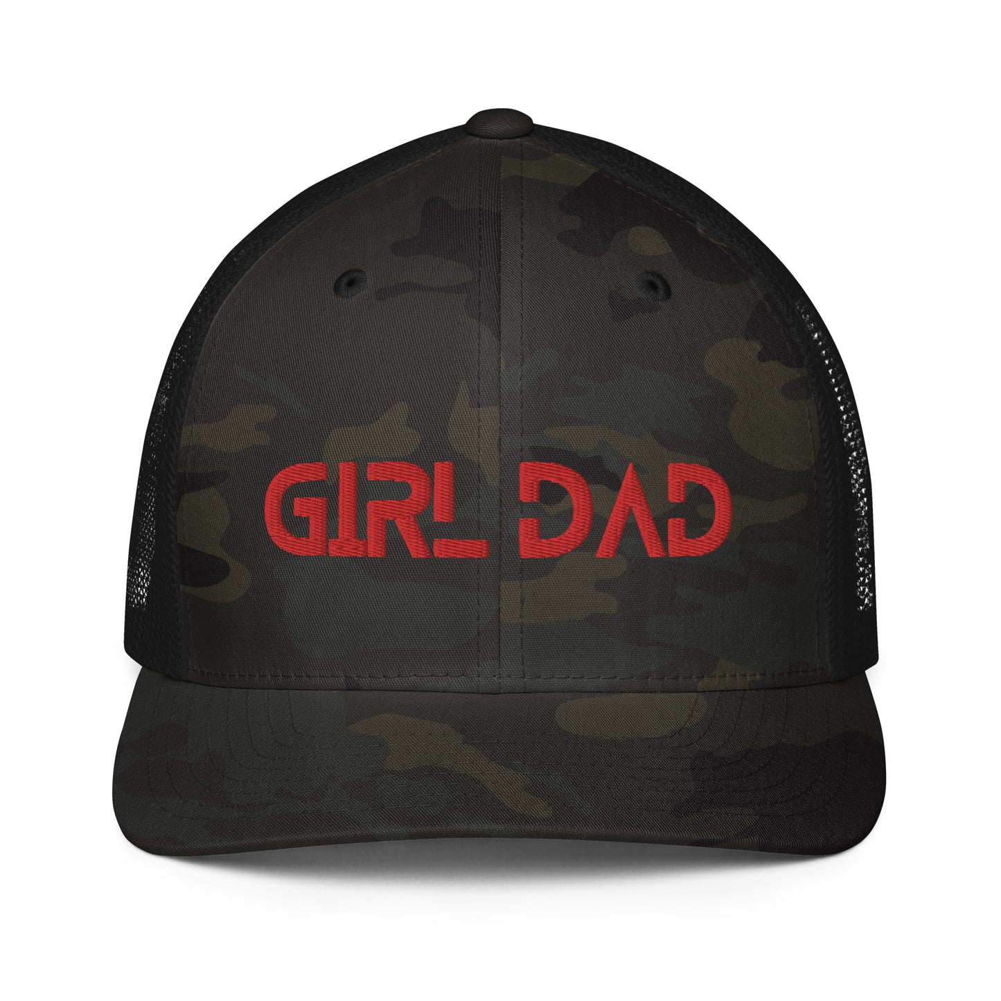 Girl Dad (Red) - Men's Closed-Back Hat