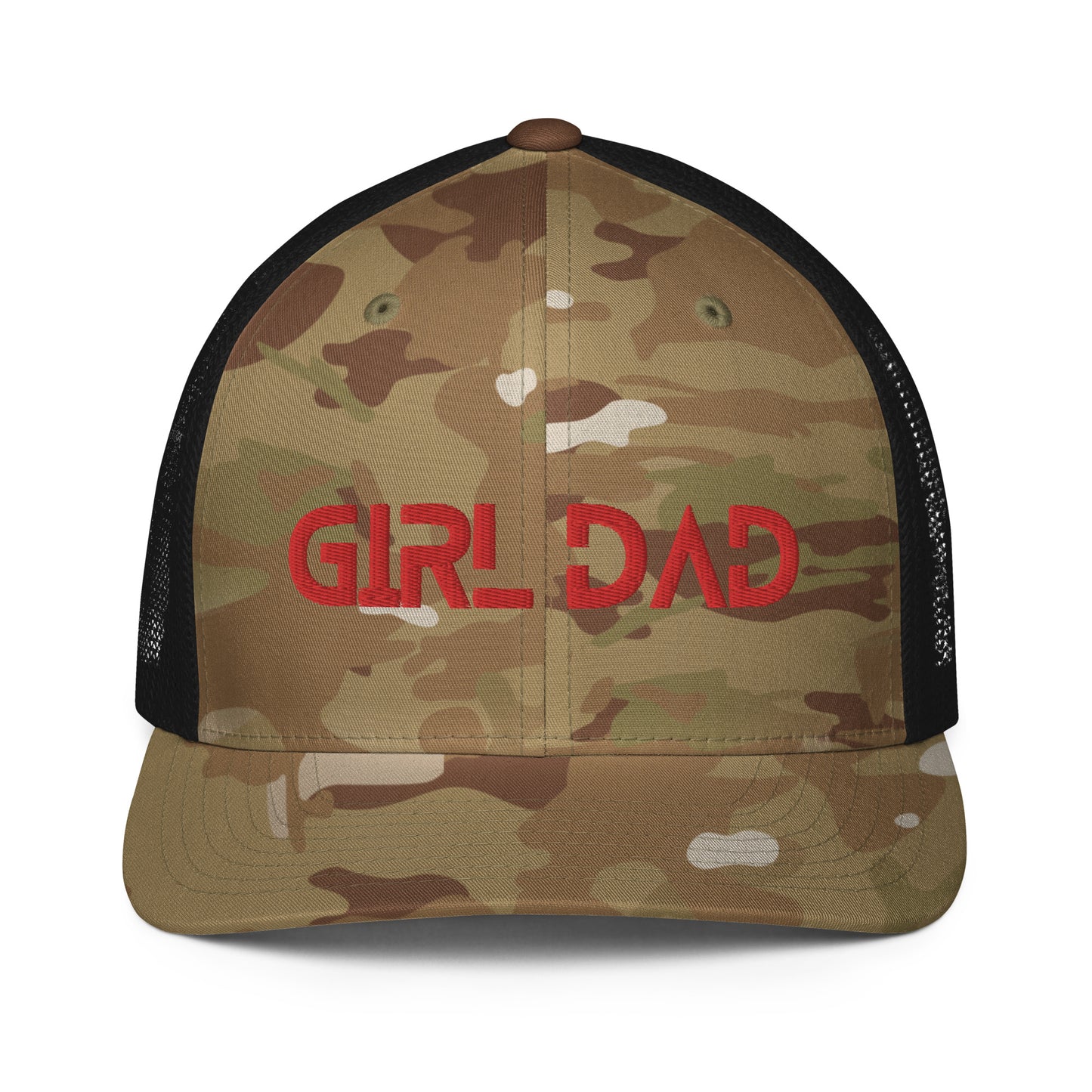 Girl Dad (Red) - Men's Closed-Back Hat