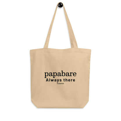 PapaBare Always There (Black) Tote Bag