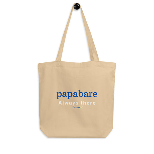 Papabare Always There Forever (Blue) Eco Tote Bag