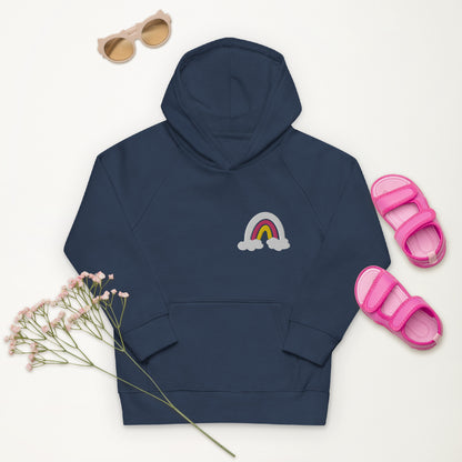 White Rainbow Kid's Hoodie