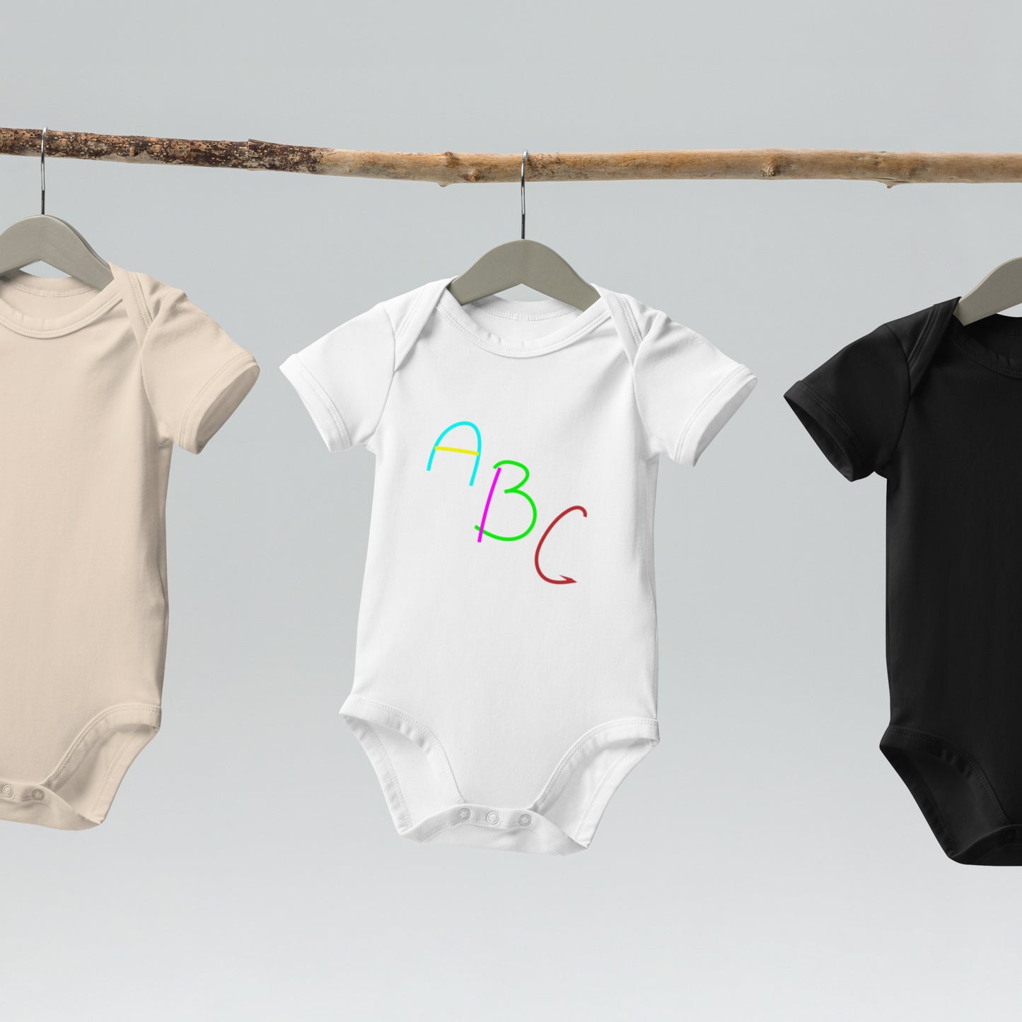 ABC Organic Cotton Infant Onsie