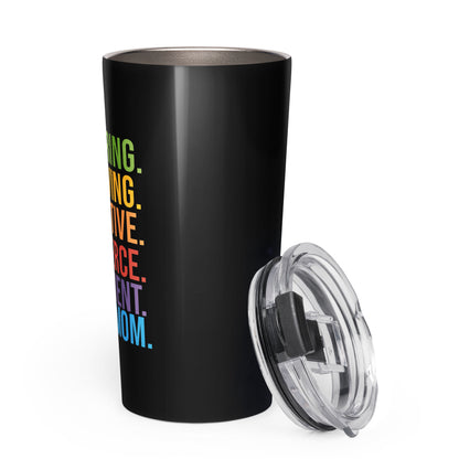 MamaBare Everything Mom Black Stainless Steel Tumbler - Image #2