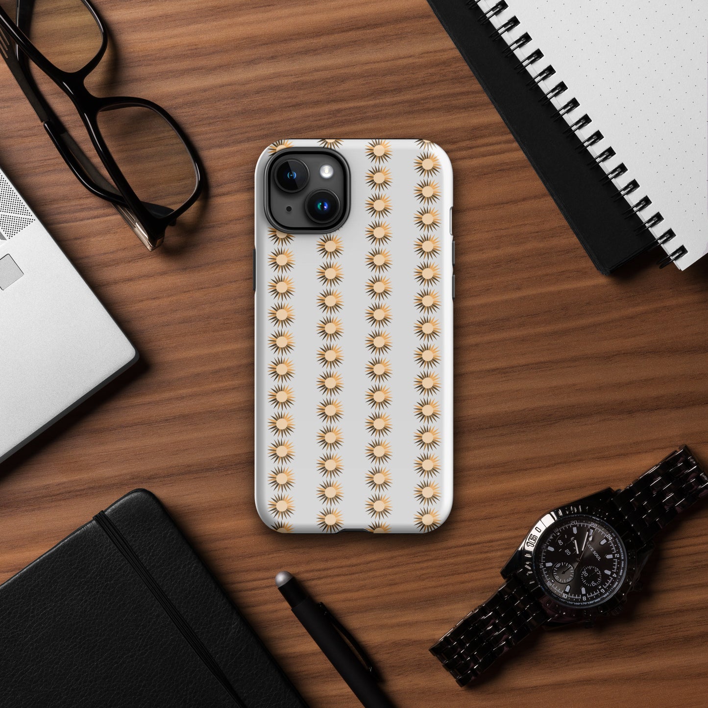 Yellow Sun Tough Case for iPhone®