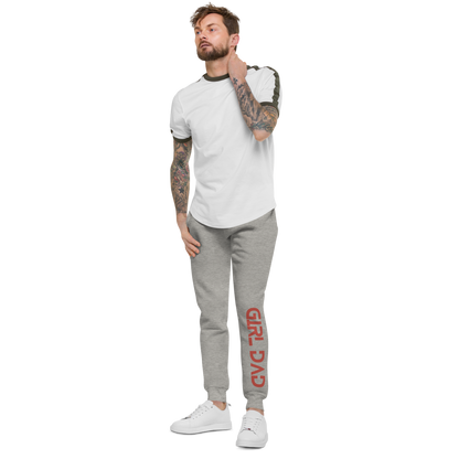 Girl Dad Sweatpants (Red)
