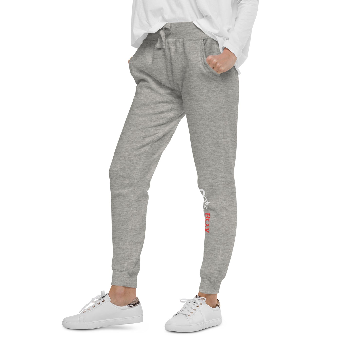 Boy Mom (Green-White) - Women's Sweatpants