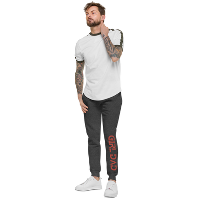 Girl Dad Sweatpants (Red)