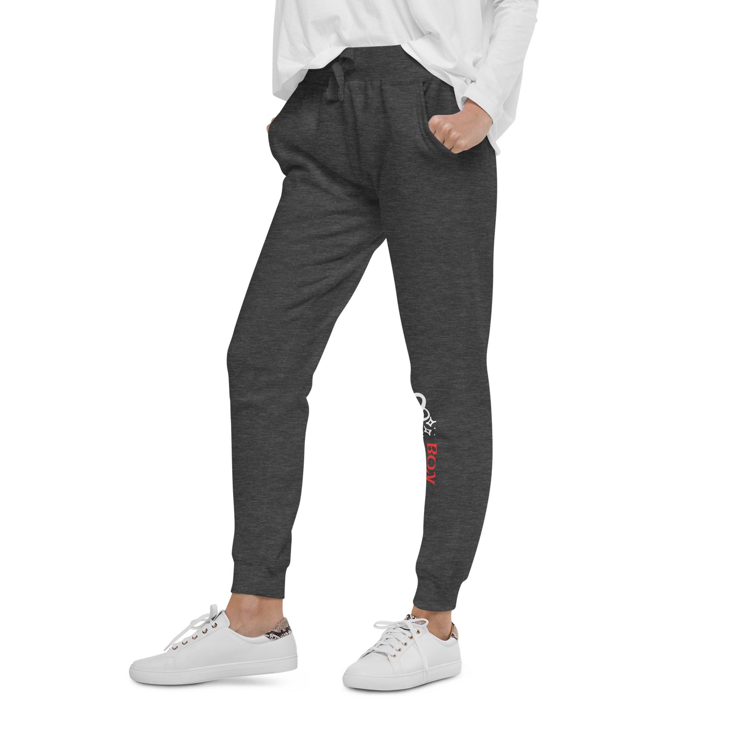 Boy Mom (Green-White) - Women's Sweatpants