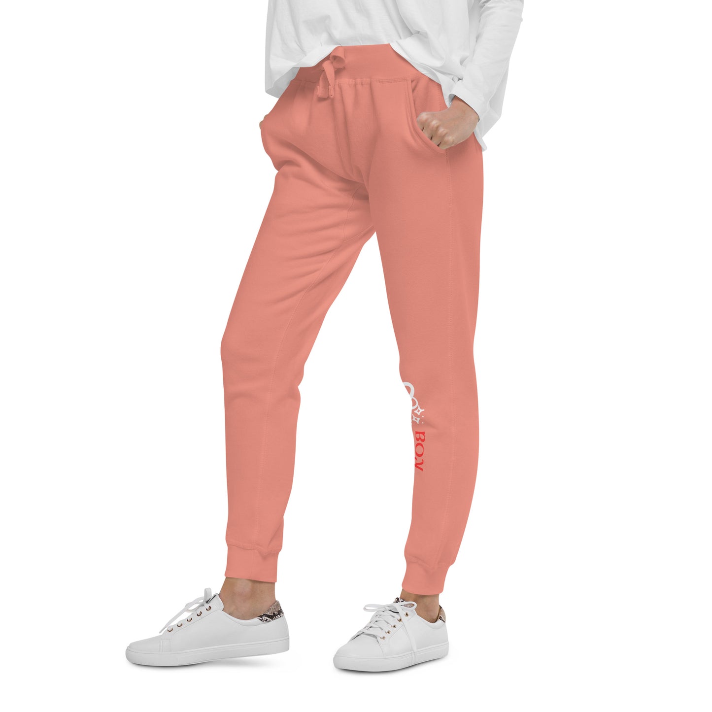 Boy Mom (Green-White) - Women's Sweatpants