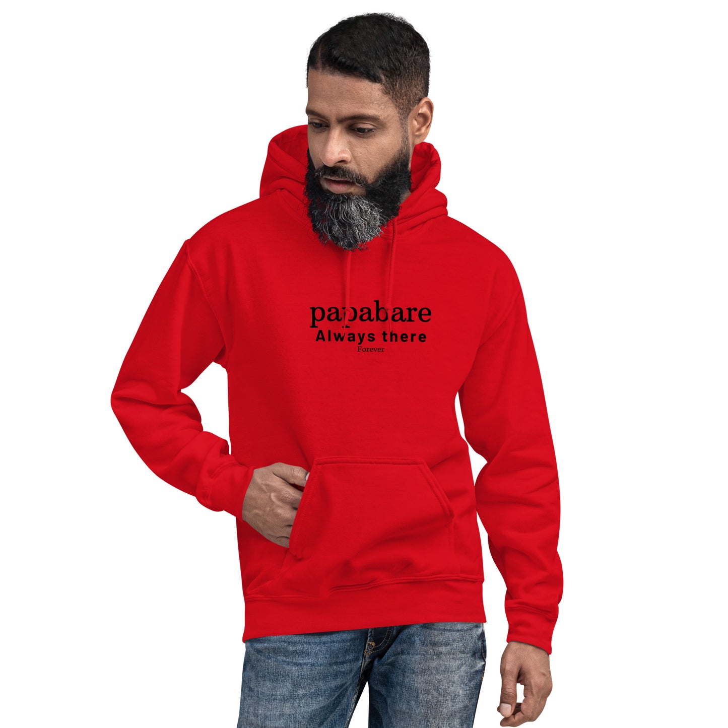 Papabare Always There Forever (Black)  Hoodie