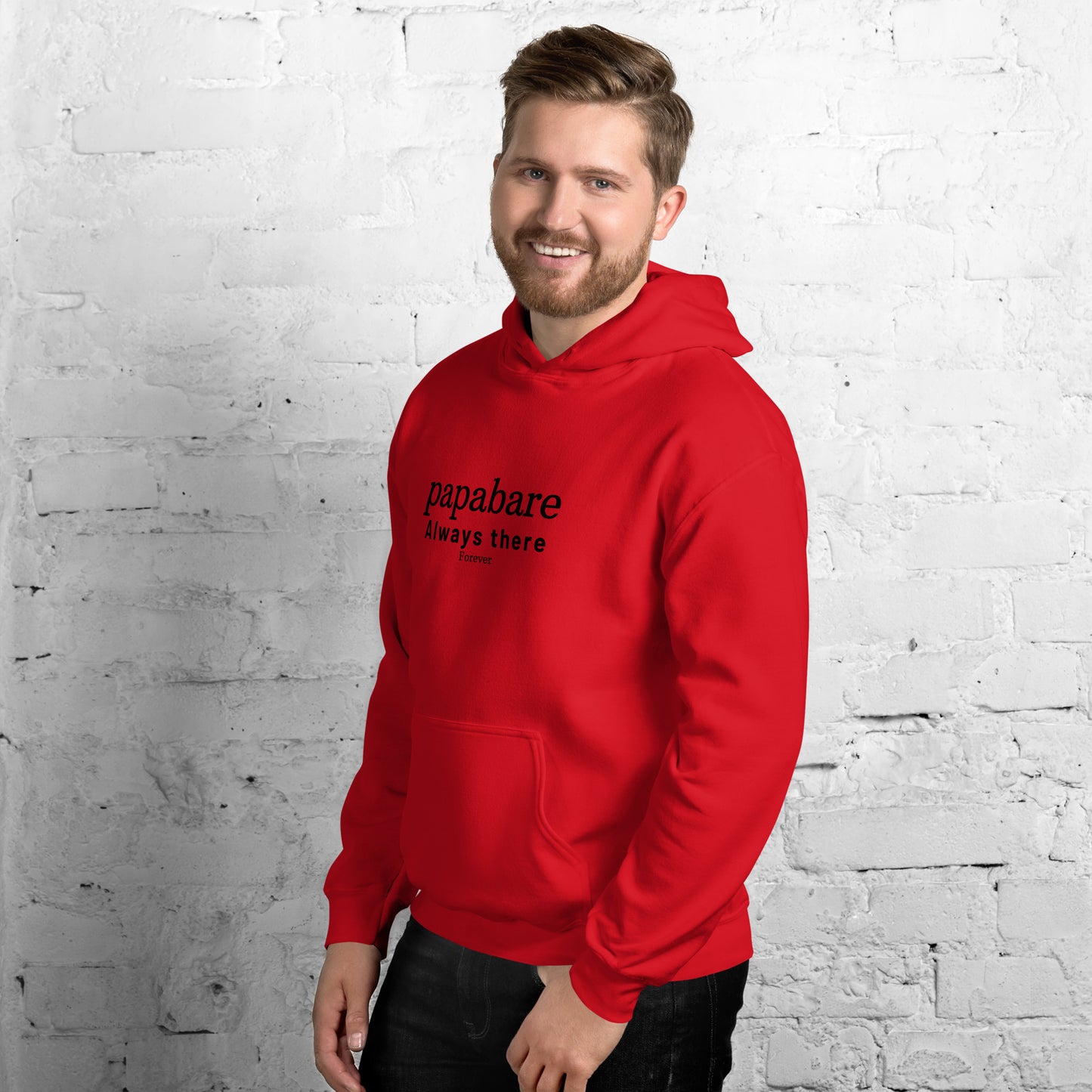 Papabare Always There Forever (Black)  Hoodie