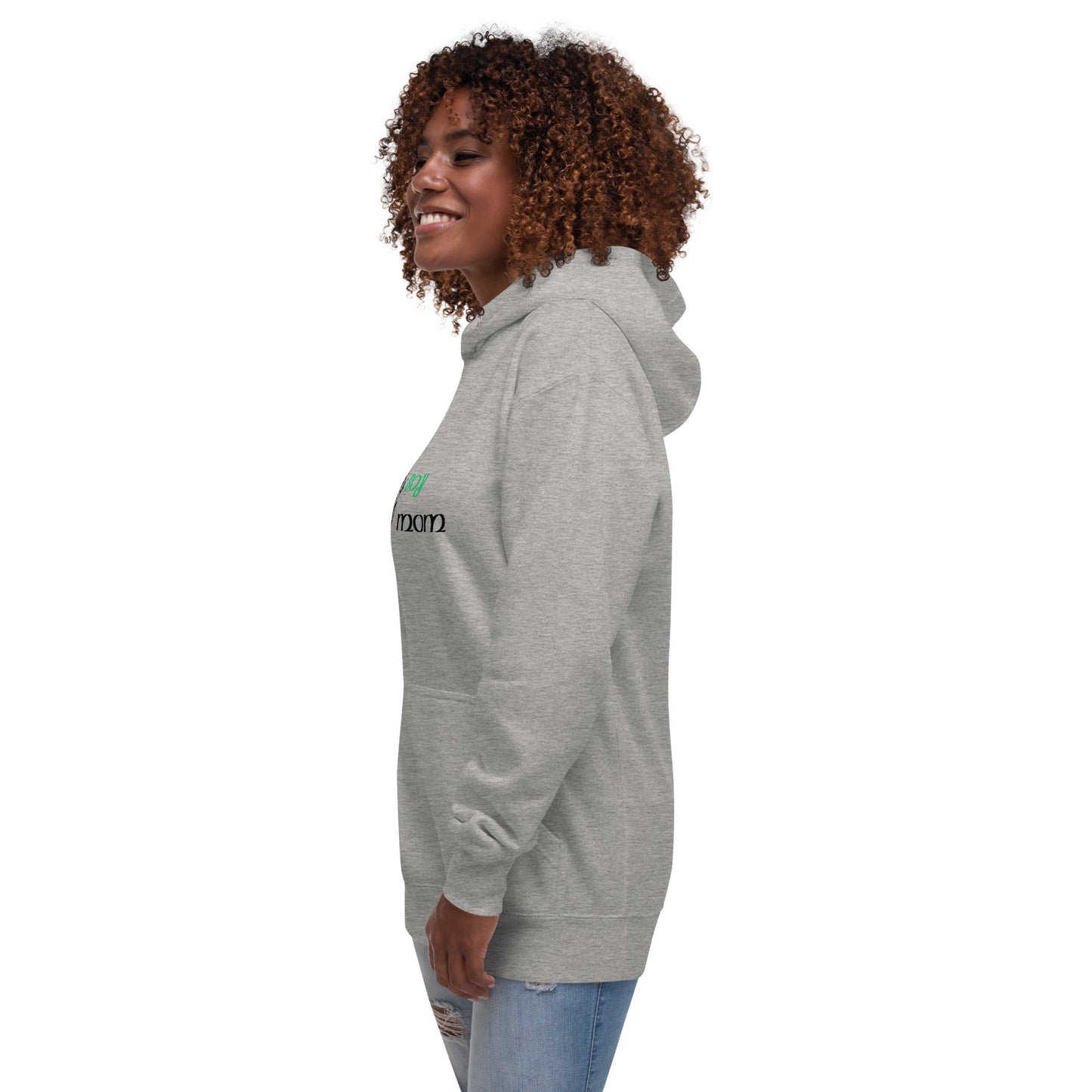 Boy Mom (Green-Black) - Women's Sweatshirt